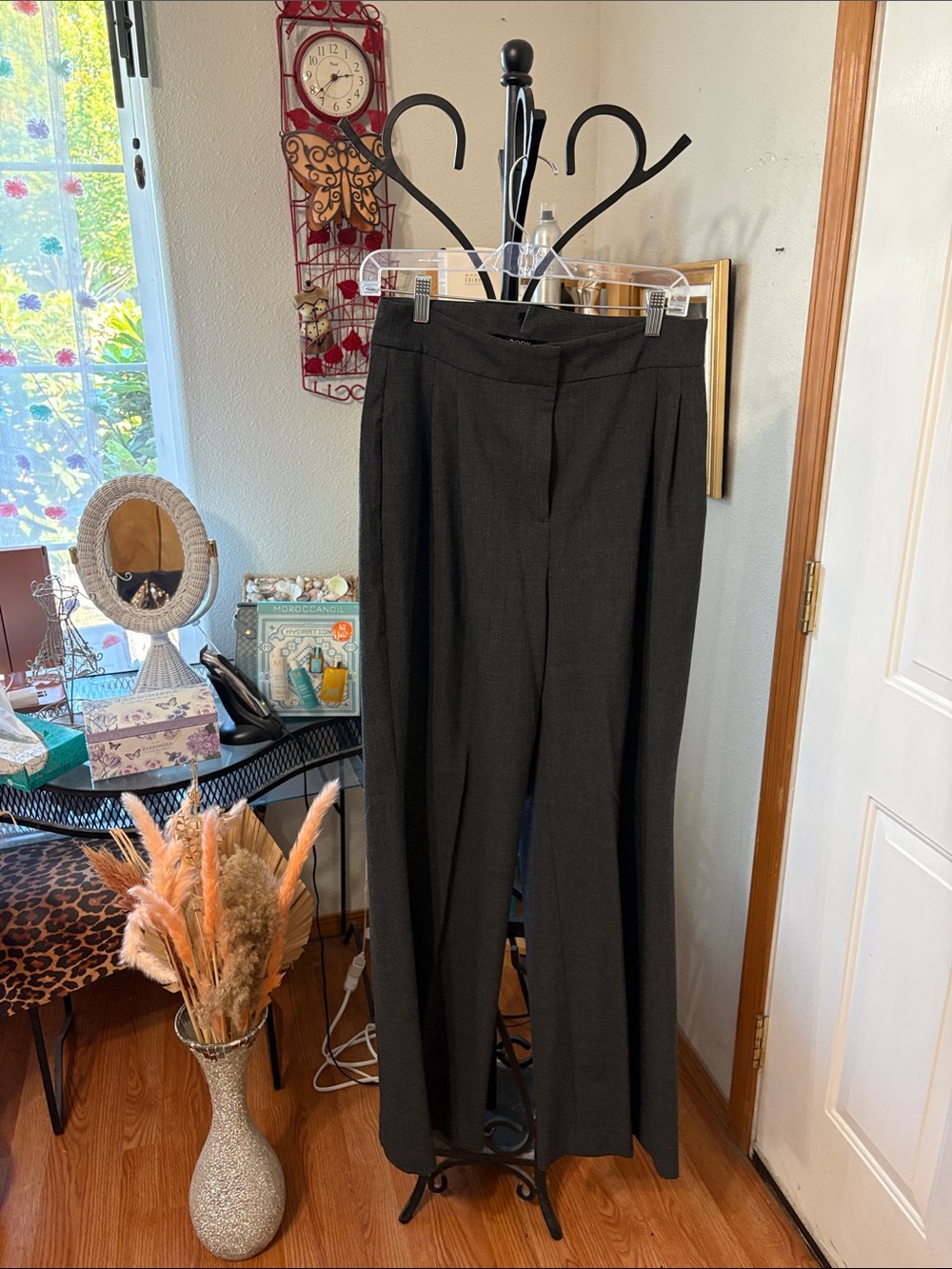 Victoria's Secret Women’s Charcoal Gray Tailored Dress Trousers